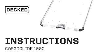 DECKED Installs | Easy Install Of The CargoGlide In Your Truck Bed
