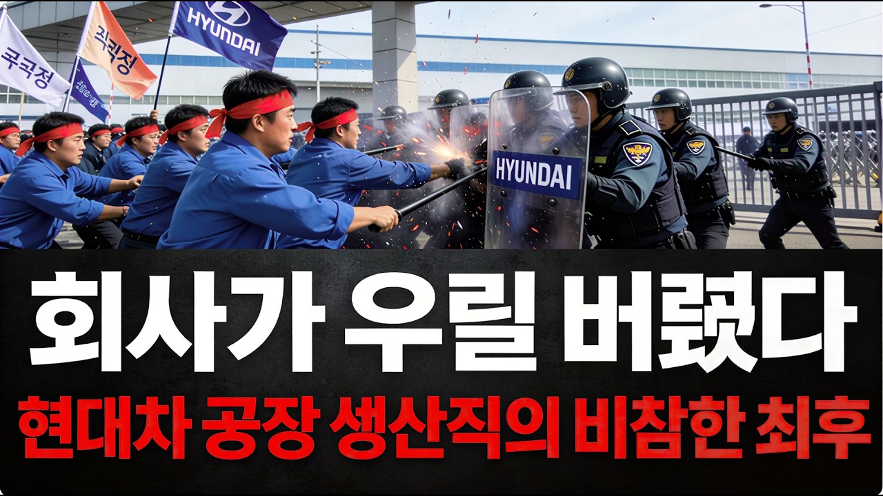 무적의 노조도 백기 들었다...현대차가 연봉1억 킹산직을 조용히 쫓아내는 소름돋는 현실 | 경제경보