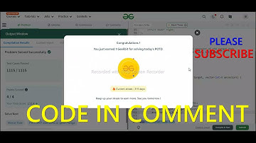GFG POTD 07/07/2024 IN C++ MOST IMPORTANT INFORMATION | CODE IN COMMENT #geeksforgeeks #gfg #potd