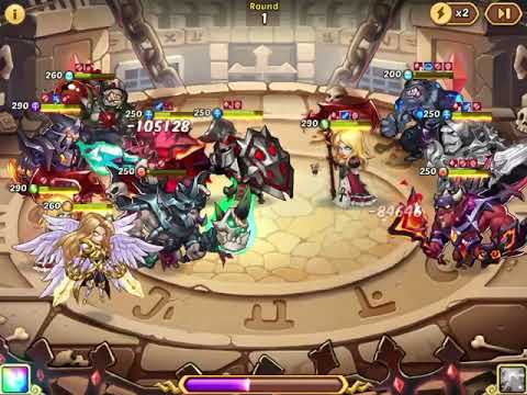 【idleheroes】ダズモグ入り混合色 vs オーラなし