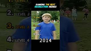 Ranking The Best Recreation Memes 😂#ranking #memes #viral