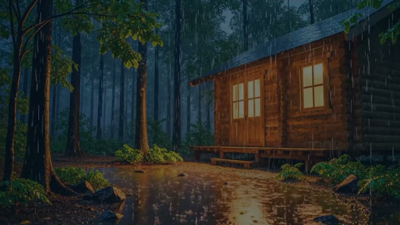 Rain Sounds For Sleeping | Forest Rain for Deep, Peaceful Sleep