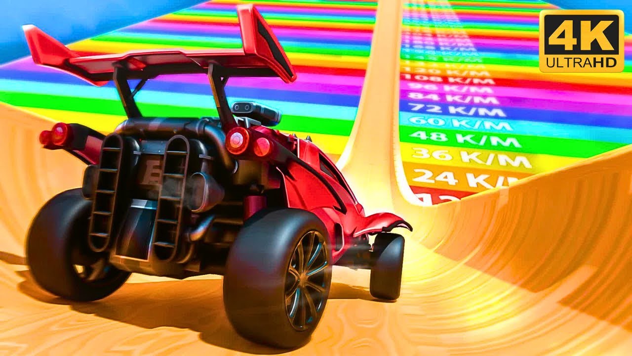 FORTNITE ULTIMATE RAMP JUMP IN 4K HDR