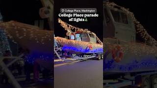 We had a great time at the holiday parade! #christmasparade #watersafety