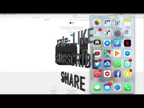 Hoe te Airplay in iOS 9.3.5 - iPhone iPad iPod - mirror airplay
