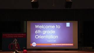 OAMS 6th Grade Orientation (8/31/21)