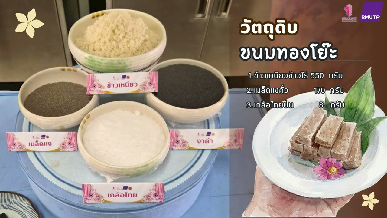 VDO นำเสนอการศึกษาตำรับทองโย๊ะจากภูมิปัญญาท้องถิ่นของชาวกะเหรี่ยง ทองผาภูมิ กาญจนบรุี