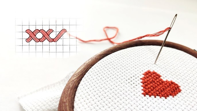 Кофе дәнінен кесте тігу