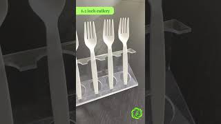 Heavy Durable 6.5inch Cutlery,Factory Supply Directly Cornstarch tablewares,eco-friendly