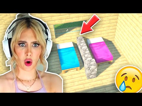 DALAS NO QUIERE QUE DUERMA MÁS CON ÉL... en Minecraft | CONSTRUYENDO MI CASA
