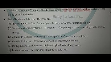 NCERT Class - 6 Science Chapter - 2 COMPONENTS OF FOOD ( भोजन के अवयव ) | Class - 6 Science Summary 