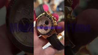 Custom Modded Daytona 126518 CNC Case &Clasp Meteorite Dial DD4131 Movement Weight Version(161g)