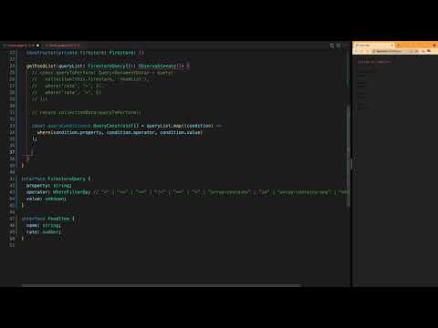 Create dynamic queries on runtime to send to Firestore