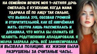 видео: Во время семейного собрания моя семилетняя дочь беззаботно смеялась с двоюродными братьями и сёстрам картинка: Во время семейного собрания моя семилетняя дочь беззаботно смеялась с двоюродными братьями и сёстрам