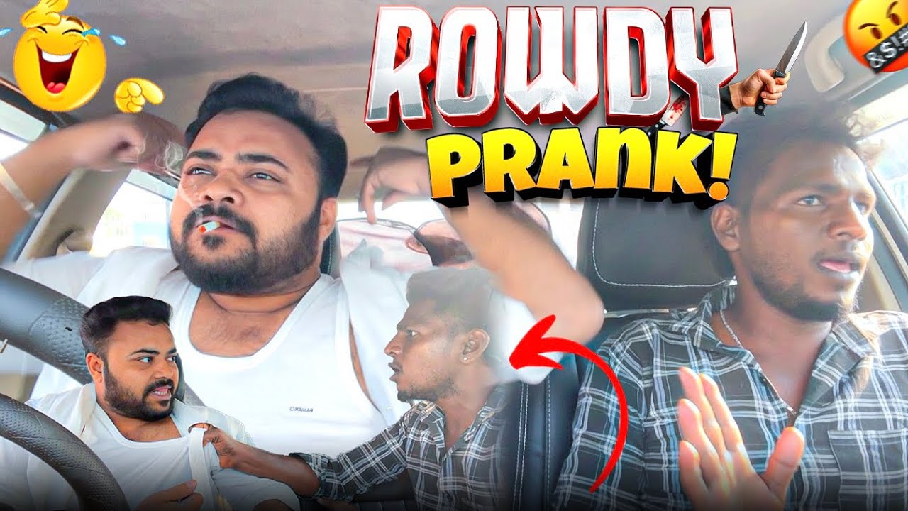 Rowdy Prank 🤣 | Car fooling | Car Prank | Tamil Taxi Car Prank 