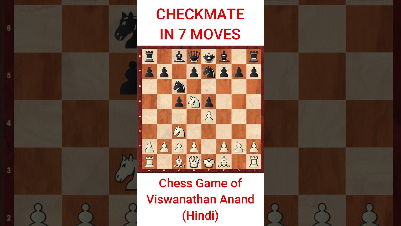 Anand Set up a Beautiful Checkmate in Game 8 of the World Chess