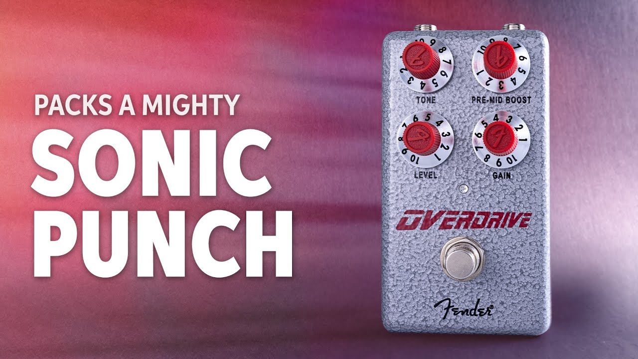 Fender Hammertone Overdrive Pedal Demo YouTube