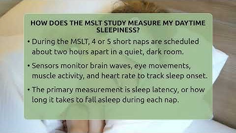 How Does The MSLT Study Measure My Daytime Sleepiness? - Sleep Apnea Support Network