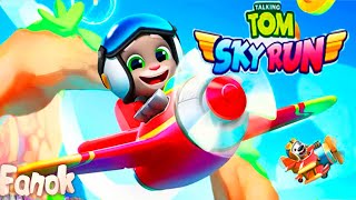 Talking Tom Sky Run - New Fun Flying Game Gameplay #1 screenshot 3