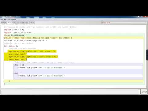 LEAST 2 NUMBERS || JAVA CLASS by ASHISH