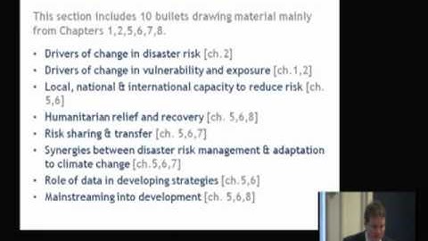 Tom Mitchell - Overseas Development Institute - Disaster risk management and adaptation to climate c