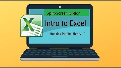 Using Split Screen option in Excel to see your data