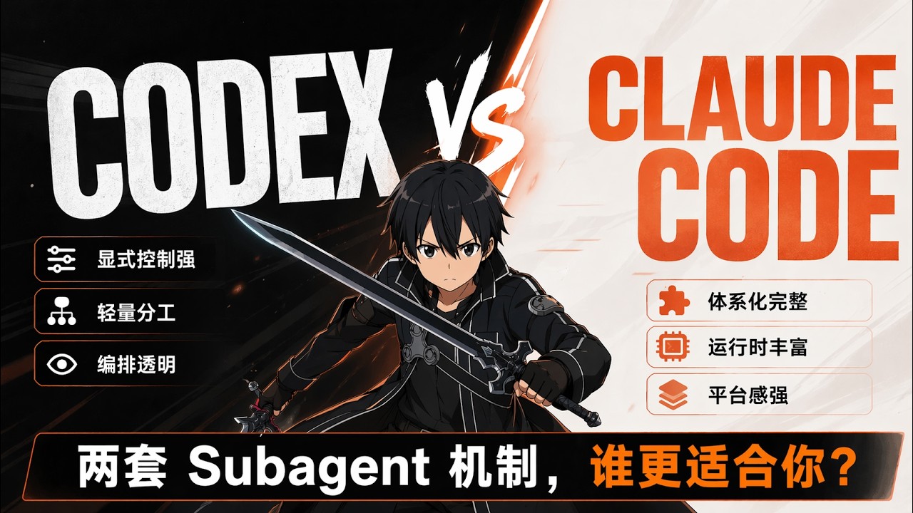 claude code vs codex (2026): the most complete... Codex vs Claude Code:两套 Subagent 机制,谁更适合你? - YouTube