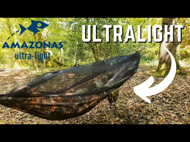 Ultra-light Traveller Set Forest REVIEW Ultralight Hammock, Tarp, Adventure Ropes - YouTube