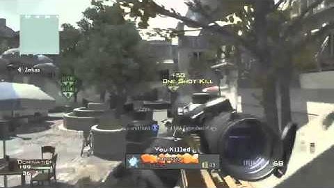 COD mw3 amazing 11 man kill feed. Barret 50Cal.