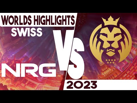 NRG vs MAD Highlights | SwissStage | Worlds 2023 | NRG vs Mad Lions