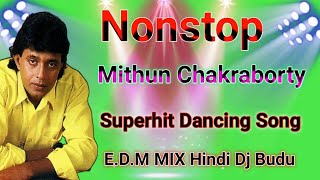 Nonstop Mithun Chakraborty Superhit Dancing Song E.D.M MIX Hindi Dj Budu dj johir mix DJ song screenshot 4