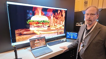 Ultra-low latency Wireless DisplayLink Pro 4K60 Video at Synaptics #ces2025 Low-Latency Codec