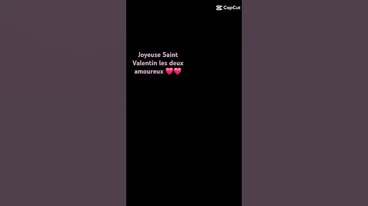 Joyeux Saint Valentin les deux amoureux ❤️❤️