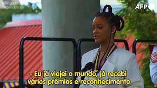 LEGENDADO: Rihanna é declarada heroína nacional de Barbados + Discurso