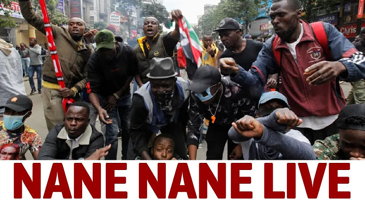🔴LIVE: GEN Z'S NANE NANE DEMOS | SITUATION IN NAIROBI CBD