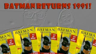 Opening Batman Returns Cards from 1991