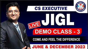 JIGL/ CLASS 3 / REGISTRATION ACT / JUNE 23 / BY CS ANKUSH BANSAL