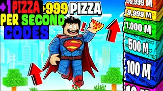 🍕Working Codes For +1 Pizza Per Second🍕
