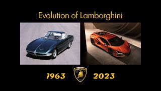 The Evolution of Lamborghini - 1963 to 2023