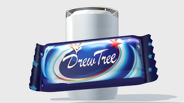 Millky Way Drew Tree Realflow VFX🍫🎂🍪milk chocolate 4k