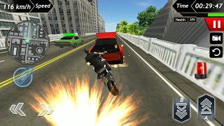 POLICE BIKE RACING FREE - level 4 COMPLETED screenshot 3