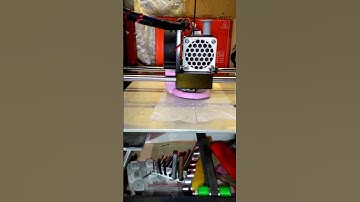 time-lapse anet A6 3D printer #failed test of cheap PET-G plastic v6 #3dprint #3dprinter #timelapse