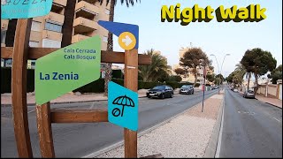 La Zenia, Orihuela Costa, Costa Blanca, Spain. Night Walking Tour as I head to Playa de La Zenia 🇪🇸