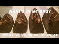 Part 1: Comparison Review: Speedy 25 vs 30 vs 35 vs 40, What's in my bag?