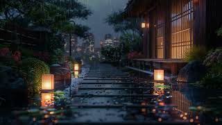 Gentle Rain Serenity: Nature Rain Sounds & Piano Melodies for Study  Calm  and Peaceful Atmosphere