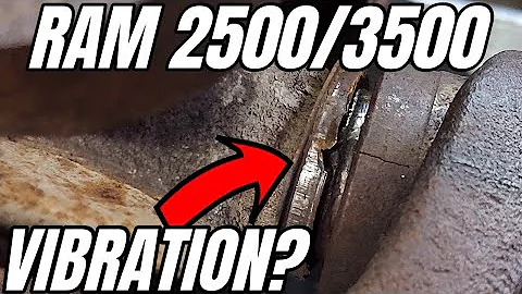 Bad Vibration On Your Ram 2500 Cummins This Could Be It