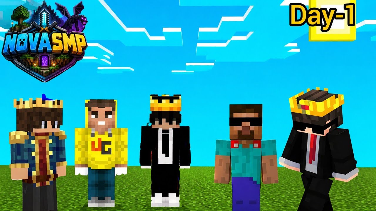 Minecraft SMP Day 1 – Everyone Got RICH Except Me 😭” - YouTube