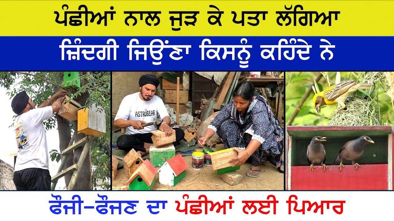 ਪੰਛੀਆਂ ਨੂੰ ਬਚਾਉਣ ਦੀ ਮੁਹਿੰਮ ਚਲਾਉਣ ਵਾਲਾ ਫ਼ੌਜੀ ਜੋੜਾ