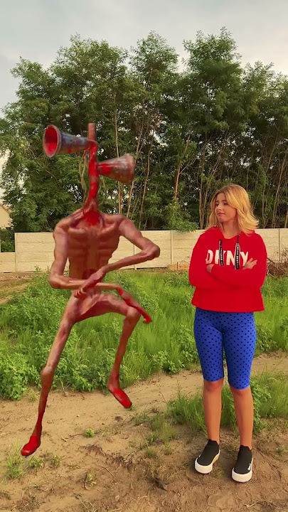 Siren Head dancing with me 😂 #shorts #funny #viral