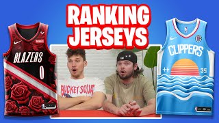 I made NEW JERSEYS for EVERY NBA TEAM and had my Friends RANK Them!